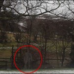 Ghostly figure caught on camera