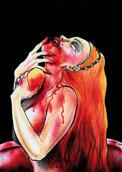 vampires-Bathory BEAUTY AND THE BESTIAL: Hungarian noble, Elizabeth Bathory notoriously blood-let young women and bathed in their life fluid to preserve her youth