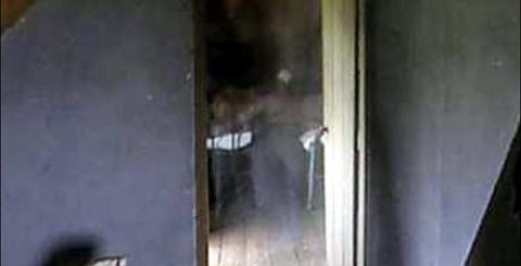 Mystery figure shocks cameraman